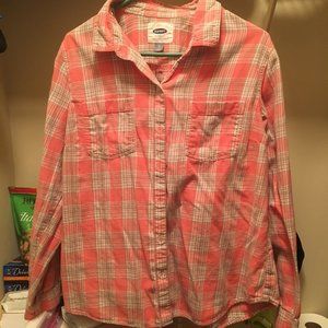 Old Navy Pink Flannel